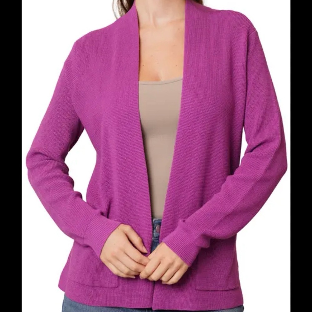 Cyrus Women's Vibrant Purple Cardigan